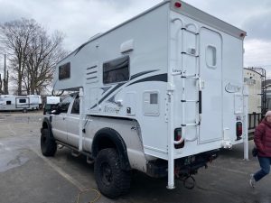 North star camper on truck