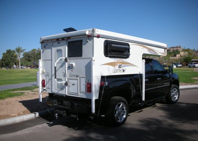 Northstar Camper with F150 in the wild